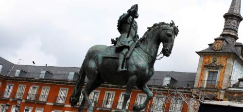 Felipe III Statue Madrid 